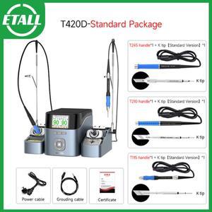 JCID AIXUN 듀얼 스테이션 지능형 납땜 SMD 수리용, C245, C115 핸들 용접 220V