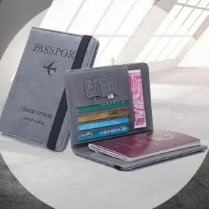 여권지갑 네임택 세트 안티스 여행용 지갑 러기지
