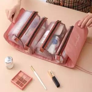 롤링 여행 반투명 파우치 불투명 미니 가방 화장품