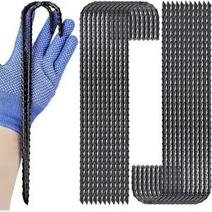 체인링크 울타리 정원 개 스포츠 네트 캠핑 텐트 등을 위한 EISENSP 12인치 J-Hook 철근 말뚝 튼튼한 방청