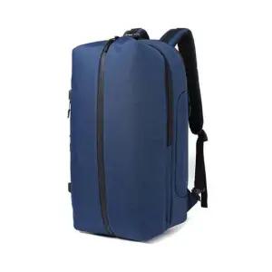 블루- 오주코 멀티 백백 여행 일상 스마트 수납 usb 백팩 백펙