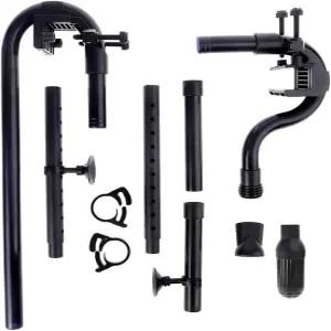 강력한 흡입 컵이 있는 탱크 외부 필터 교체 액세서리용 HEOTER 캐니스터 흡입구 튜브 키트 물고기