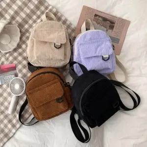 여성 코듀로이 미니 백팩 숄더백팩 골덴 주니어가방 코듀로이숄더백 코듀로이백팩