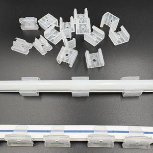 5개-100개 LED 커넥터 고정 클립 플라스틱 액세서리 벽걸이 장치 (6MM 8MM 10MM RGB 5050 네온 스트립 라이