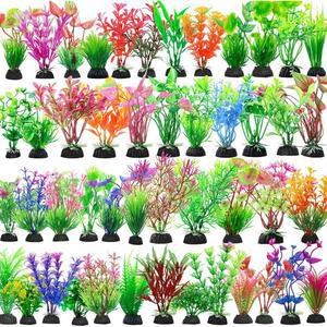 가정 및 사무실 수족관 시뮬레이션 플라스틱 수경 재배 식물에 사용되는 쿠스듀오베 94개 수조 장식품