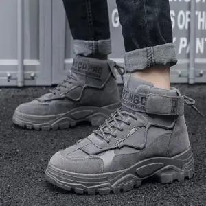 남성 캐주얼 군화 스타일 목올라오는 워커 앵클부츠 남자워커부츠 남자겨울워커