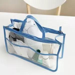 투명 생활방수 수납 파우치 여행 수영장 헬스장 가방 물놀이가방 방수가방 비치가방