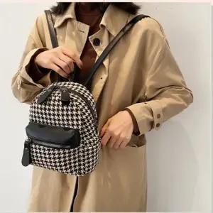 여성 하운드체크 귀염 미니백팩 미니가방 여대생백팩 대학생백팩 가벼운백팩 백백