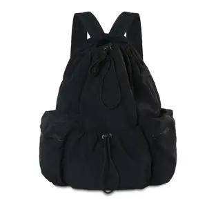 블랙- 캐주얼 무드 여자 데일리 백팩 편안한 가방 백펙 백백 학생백팩 신학기가방