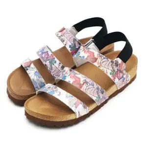 스트랩 여성샌들 플랫 밴딩 슬리퍼 편한 여름신발 여성슬리퍼 여자슬리퍼 통굽슬리퍼