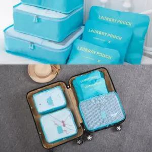 여행수납백6종세트 캐리어정리 가방 IT-23026 여행파우치 캐리어정리백 세면도구가방