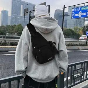 남자 메신저 백 크로스 슬링 검정 데일리 가방 크로스가방스타일 학생크로스백