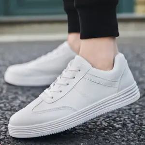 남성 심플 데일리 스니커즈 운동화 단화 블랙 화이트 남성스니커즈 패션운동화