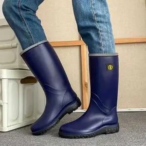 남자 작업 미끄럼 방지 설거지 농사 텃밭 신발 장화 롱레인부츠장화