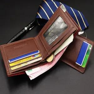 남자 깔끔한 반지갑 스티치 카드 수납 월렛 홀더 남성지갑 남자반지갑 중학생지갑