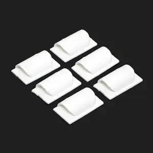 [하프클럽/알티피아]6p 화이트 케이블 선 정리기 케이블타이