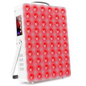 [미국배송] 660NM 및 850NM 근적외선 LED가 장착된 60개의 듀얼 칩 150W 바디용 얼굴 본체 적외선 치료용 적색광 치료제 가정용 3가지 모드로 밝기와 타이머 조절 가능