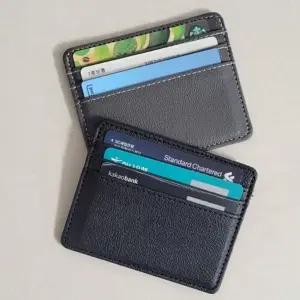 남성 얇은 미니 카드지갑 교통카드 신용카드 교통카드 신용카드 회사 사무실 교회 학교