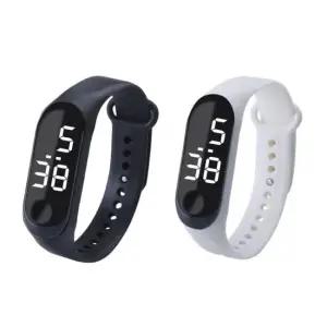 잔솔 LED 전자 방수 손목시계 스포츠 디지털 고등학생 전자시계 전자손목시계