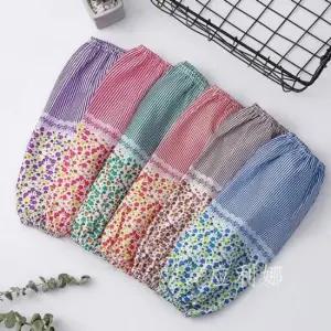 러블리 농사 미술 사무 작업용 오염방지 꽃무늬 토시 팔토시