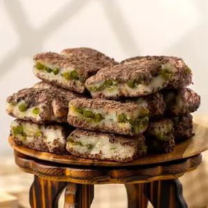 청년떡방 완두배기 통팥 시루떡 1.5kg 개별포장