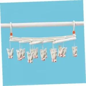 [SBD] 빨래집게 자바라 14p 접이식 집게빨래건조대 속옷건조대 건조대