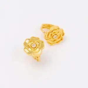 여자 순금 귀걸이 3.75g 장미 [오르망 플라워]