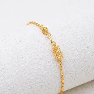 여자 순금 체인 팔찌 3.75g [루미 튜브] 원통 파이프