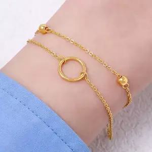 여자 순금 팔찌 11.25g  [써클링 더블체인]