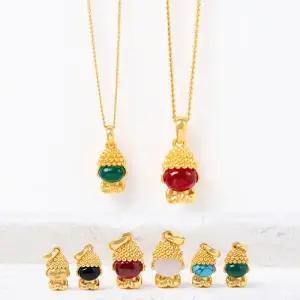 여자 순금 목걸이 15g [컬러 부처]