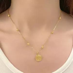 여자 순금 목걸이 7.5g [코인 볼 믹스체인]