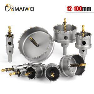 12 100MM TCT 구멍 텅스텐 카바이드 금속 세트 비트 스테인레스 드릴 스틸