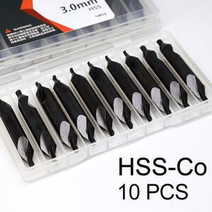 BB 센터 드릴 HSS CO M35 라스터 60도 비트 카운터싱크 A형 직경 챔퍼