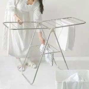[알티피아]원룸 자취방 이동식 빨래건조대 접이식 실내 의류 건조대 소형 중형