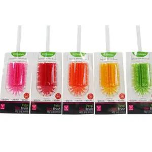 [골드스마일]TBZ 병세척 실리콘 슬림 브러쉬-색상랜덤발송 물병솔