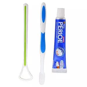 [골드스마일]TBZ 여행용 페리오치약 칫솔 혀크리너(3종세트)