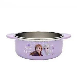 TBZ 겨울왕국2 안전핸들 논슬립 스텐대접 370ml(엘사)