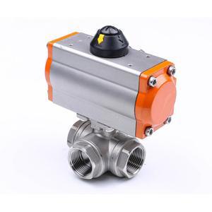 304 스테인리스 스틸 웨이 하이 실린더 액팅 플랫폼 인치 밸브 더블 공압