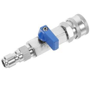 고압 와셔 밸브 스테인리스 스틸 깍지 호스용 펌프 연결 피팅 빠른 급수 도구 분무기