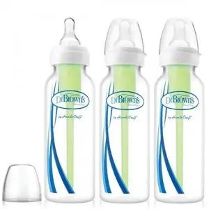 내로우넥옵션스 스탠다드PP젖병250ml(1단계꼭지포함)3P