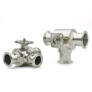 피팅 튜브 19 51MM 스틸 트리플 304 316L 클램프 스테인리스