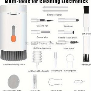 20 IN 디지털 카메라 키보드 클린 도구 청소 휴대폰 노트북 세트 브러시