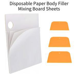 6인치 플라스틱 바디 필러 스패튤라 혼합 페이퍼 글레이즈 퍼티 자동차
