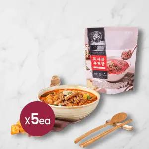 한촌설렁탕 더블랙 깊은맛 소고기 몸보신 대파 듬뿍 진 얼큰 칼칼 사골육개장 600g 밀키트