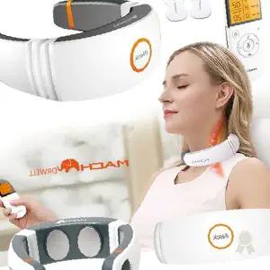 목 어깨 근육 이완 저주파 전기 자극 안마 기기 무선 착용형 마사지 용품 피로