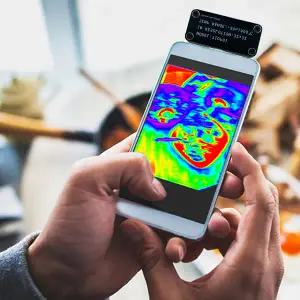 여행  적외선 이미징 장치 전문 외부 IR 열 감지 센서 야간 안드로이드 용 다중 색상 모드