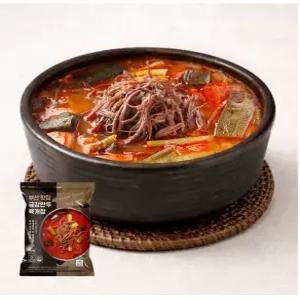 금강만두 육개장 630g x5봉/ 부산명물 맛집 / 진한국물과 푸짐한 건더기