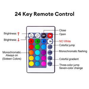 W28 시리즈용 IR 적외선 리모컨, RGB LED 램프, 24 키, 범용 IR 익스텐더 조명 제어