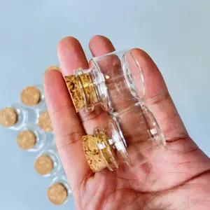 호환  4072105 10ml 코르크 마개 유리 소원 병 투명 항아리 결혼식 답례품 파티 장식 걸이 장식품 DIY 공예