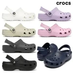 [크록스] 키즈 클래식 클로그 K 206991 핑크, 화이트, 블랙 3종택1 / 남아 여아